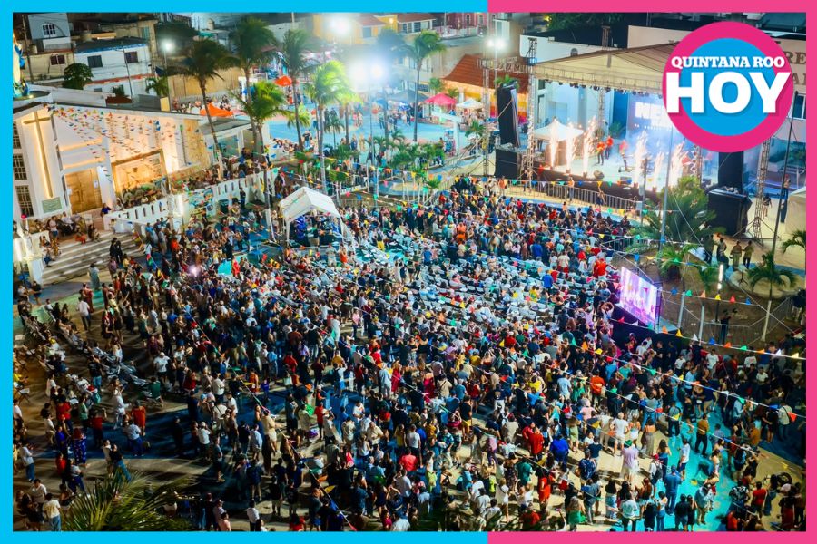Isla Mujeres celebra 176 años con baile de Nelson Kanzela