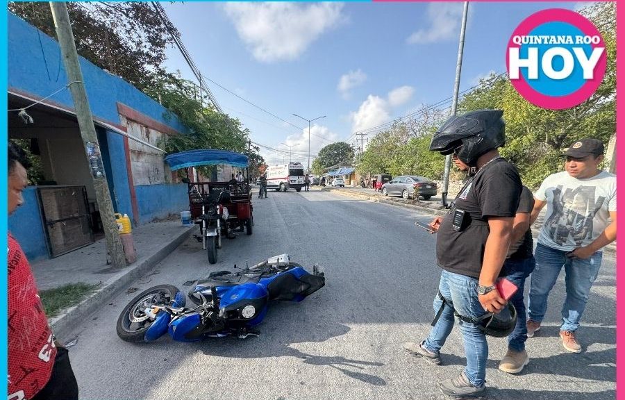 Accidente en Rancho Viejo deja a pareja sin vida en motocicleta