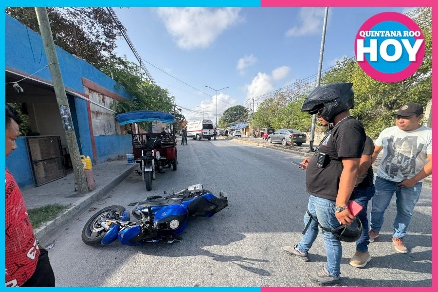 Accidente en Rancho Viejo deja a pareja sin vida en motocicleta