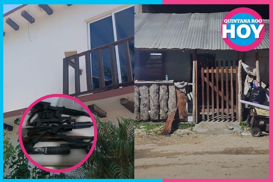Aseguran armas y droga en operativos dentro de Lázaro Cárdenas