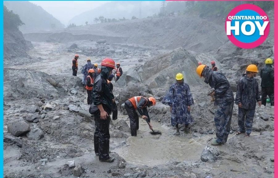 Desaparecidos por riadas en Nepal y China superan casi los 3000