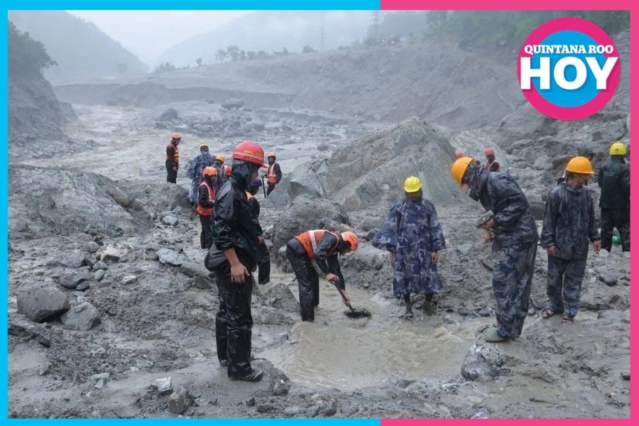 Desaparecidos por riadas en Nepal y China superan casi los 3000
