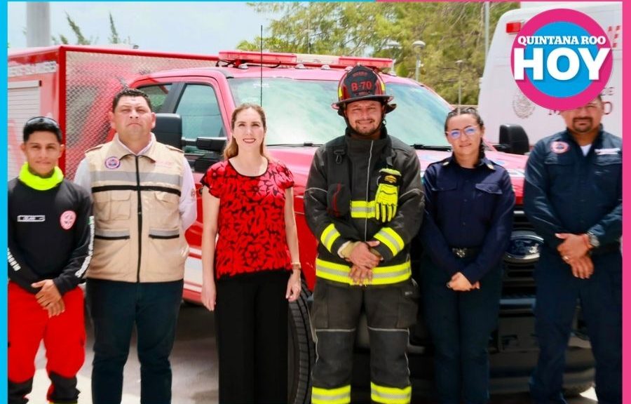 Bomberos Isla Mujeres reciben nuevo equipo y estación