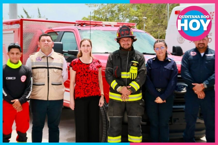 Bomberos Isla Mujeres reciben nuevo equipo y estación