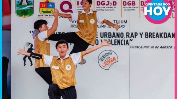 Arte urbano de Tulum promueve la no violencia juvenil