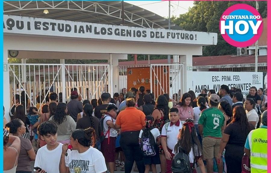El regreso a clases masivo en Cancún sacude a la ciudad