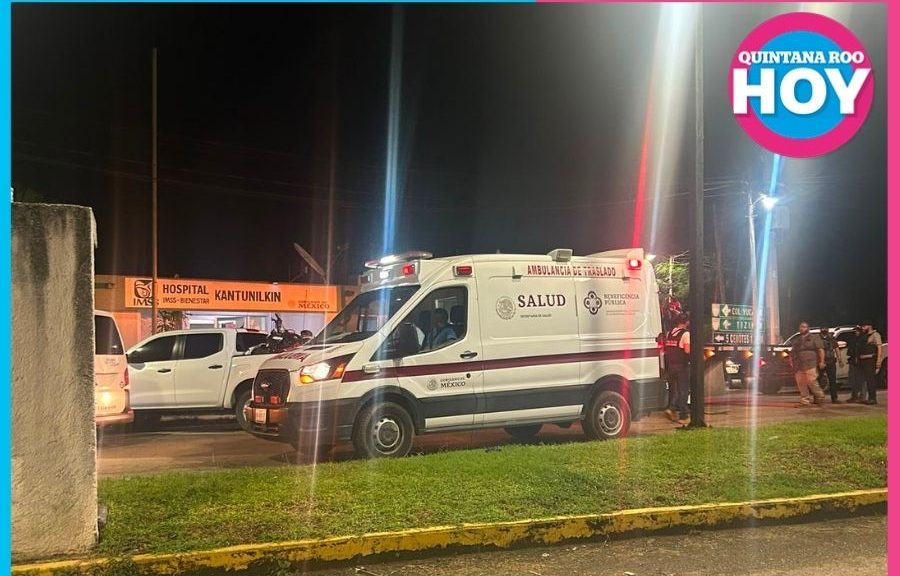 Operativo en Kantunilkín cierra calle frente hospital