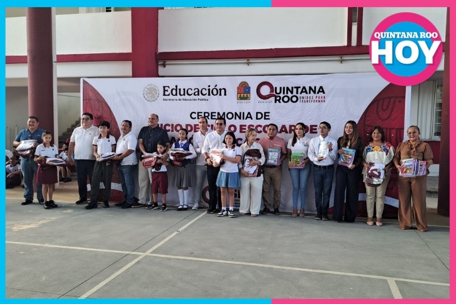 Tulum inicia ciclo escolar con 84 planteles en actividad