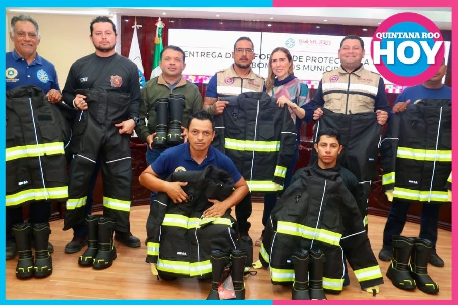 Bomberos de Isla Mujeres reciben más equipo e instalaciones