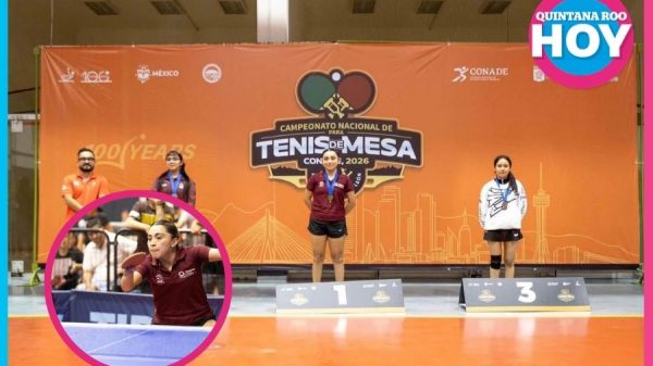 Scarlett Góngora bicampeona nacional en Paratenis de Mesa