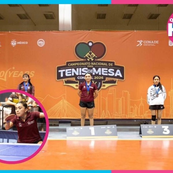 Scarlett Góngora bicampeona nacional en Paratenis de Mesa