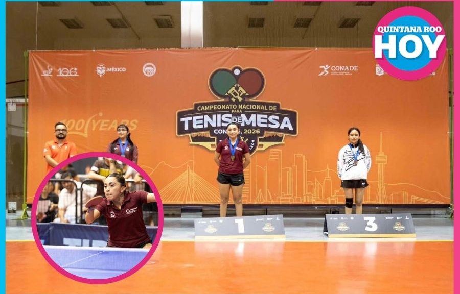 Scarlett Góngora bicampeona nacional en Paratenis de Mesa