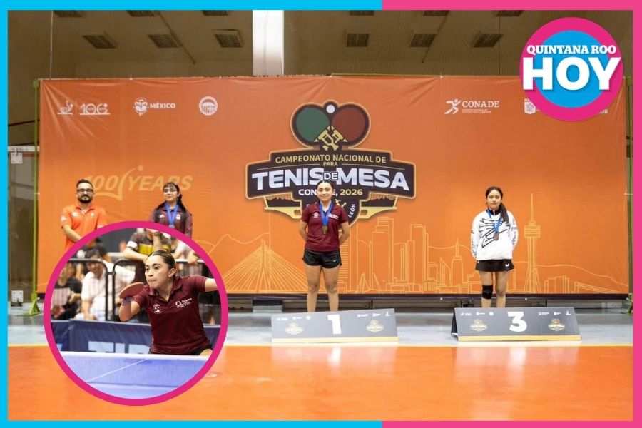 Scarlett Góngora bicampeona nacional en Paratenis de Mesa