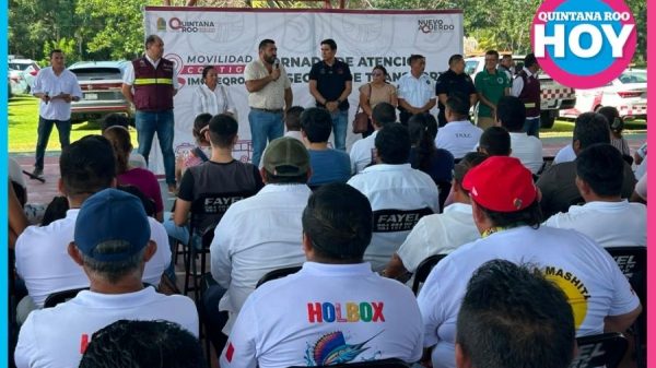 Descuentos de transporte en Kantunilkín, IMOVEQROO jornada de atención