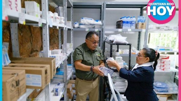 Ruta de la Salud refuerza abasto de medicamentos en Quintana Roo