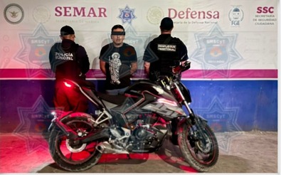 Recuperan motocicletas robadas en Cancún y cae un detenido