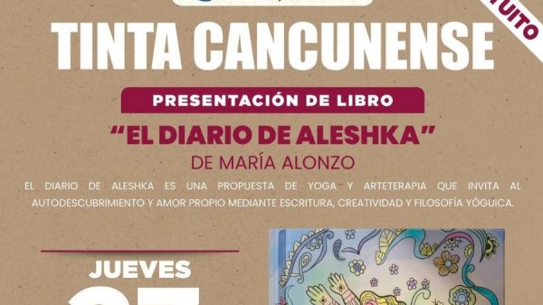María Alonzo presenta “El diario de Aleshka” en Cancún