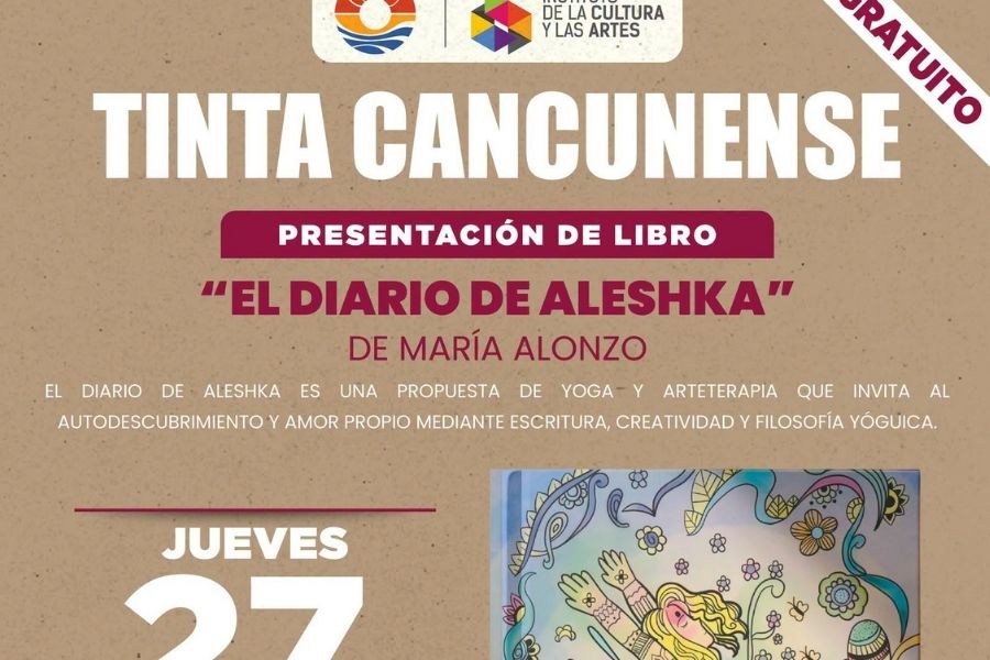 María Alonzo presenta “El diario de Aleshka” en Cancún
