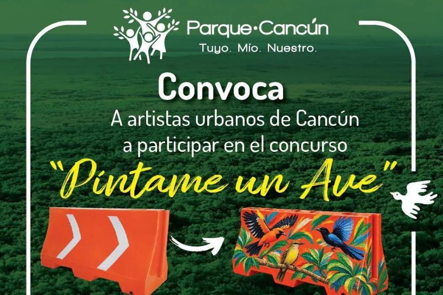 Parque Cancún busca artistas para “Píntame un Ave”