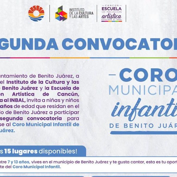 Abren convocatoria para el Coro Infantil de Cancún