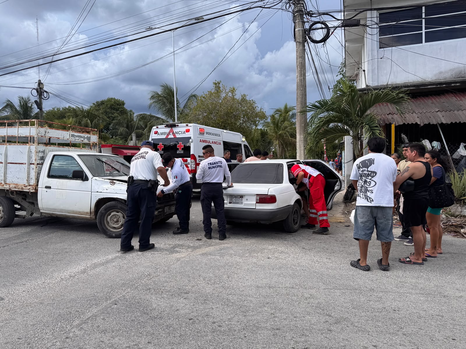 Choque deja una mujer lesionada en Felipe Carrillo Puerto