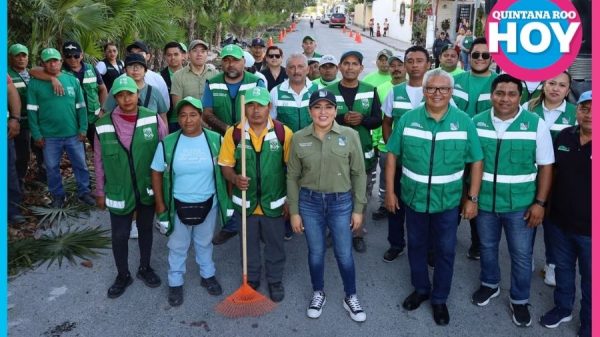 Servicios públicos mejoran en Puerto Morelos durante segundo año