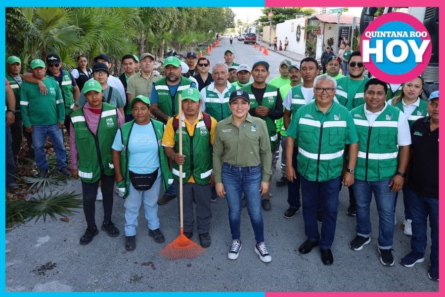 Servicios públicos mejoran en Puerto Morelos durante segundo año