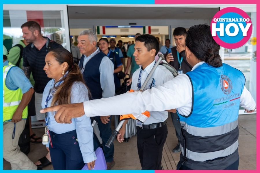 Más de 172 mil personas participan en simulacro en Quintana Roo
