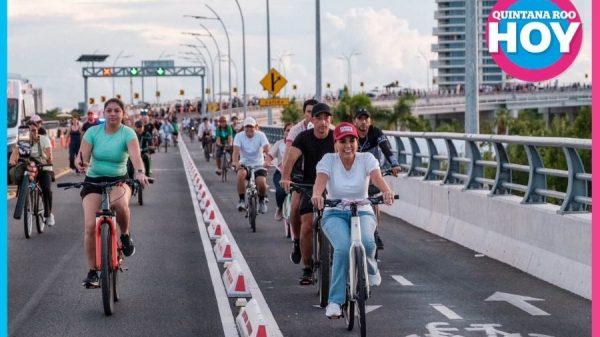 Puenteando Nichupté reúne a más de 3 mil 500 personas en Cancún