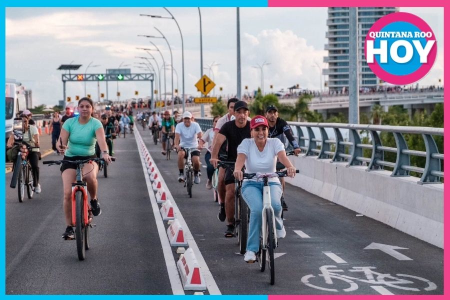 Puenteando Nichupté reúne a más de 3 mil 500 personas en Cancún