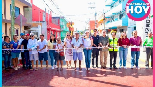 Renuevan avenida Jesús Martínez Ross en Isla Mujeres