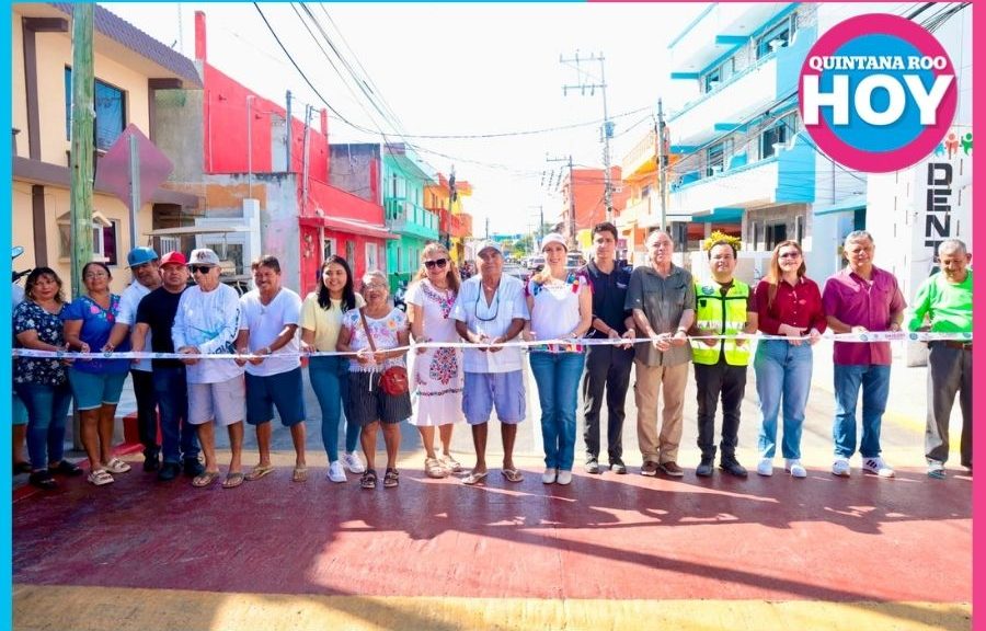 Renuevan avenida Jesús Martínez Ross en Isla Mujeres