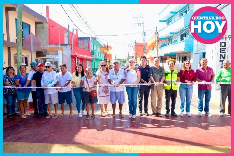 Renuevan avenida Jesús Martínez Ross en Isla Mujeres
