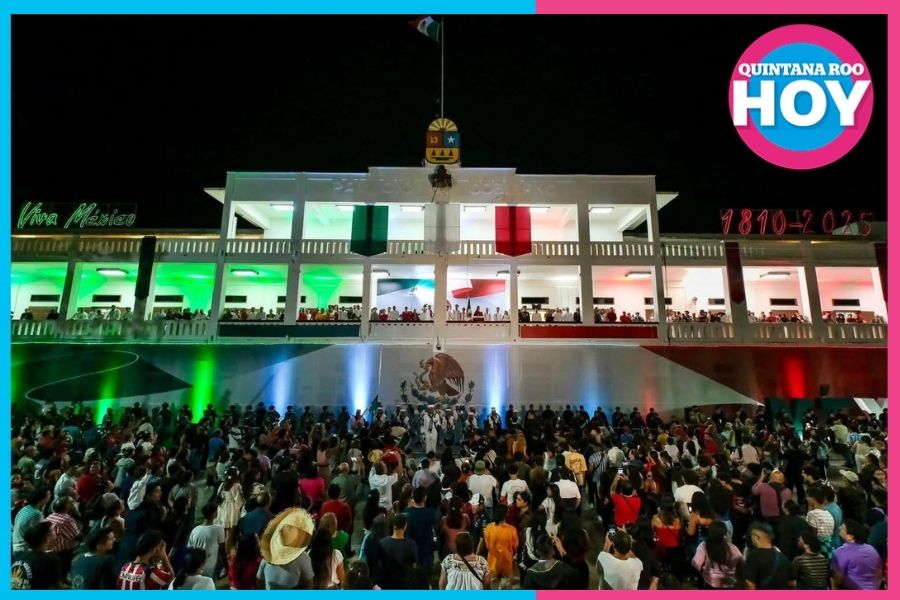 Celebración independencia reúne a familias en Chetumal