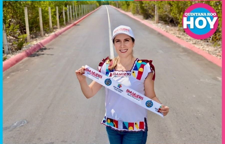Atenea Gómez entrega nueva obra de pavimentación carretera Sac Bajo