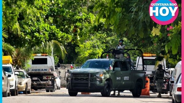 Catean taller clandestino con motos robadas en Playa del Carmen