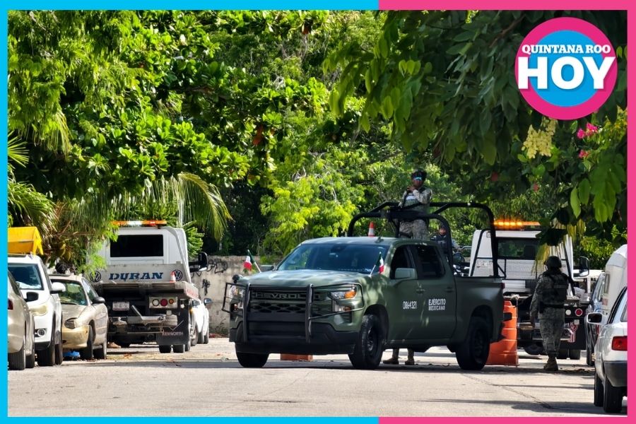 Catean taller clandestino con motos robadas en Playa del Carmen