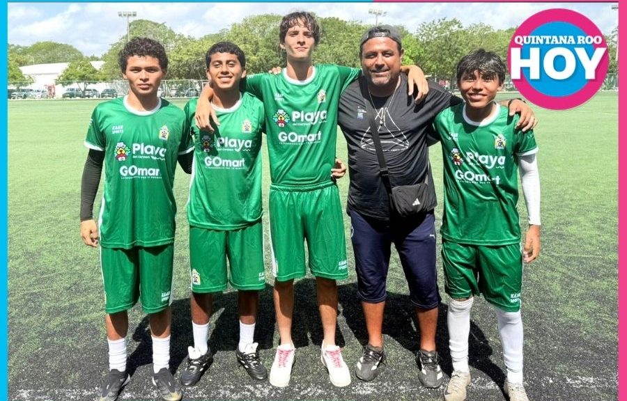 Guerreros Mayas FC impulsa a cuatro jóvenes al Inter Playa del Carmen
