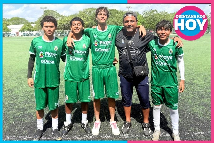 Guerreros Mayas FC impulsa a cuatro jóvenes al Inter Playa del Carmen