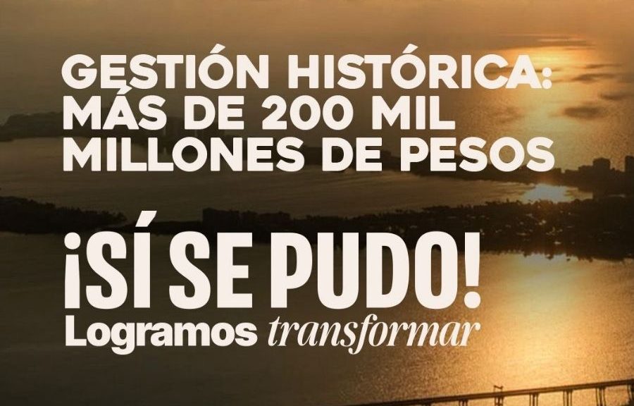Inversión histórica de 200 mil millones de pesos en Quintana Roo