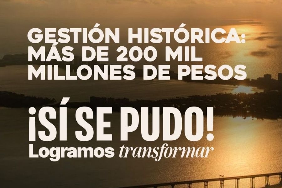 Inversión histórica de 200 mil millones de pesos en Quintana Roo
