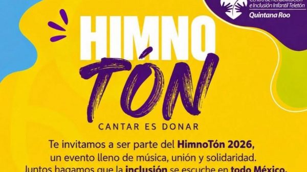 Himnotón Cancún invita sumar: canto y solidaridad