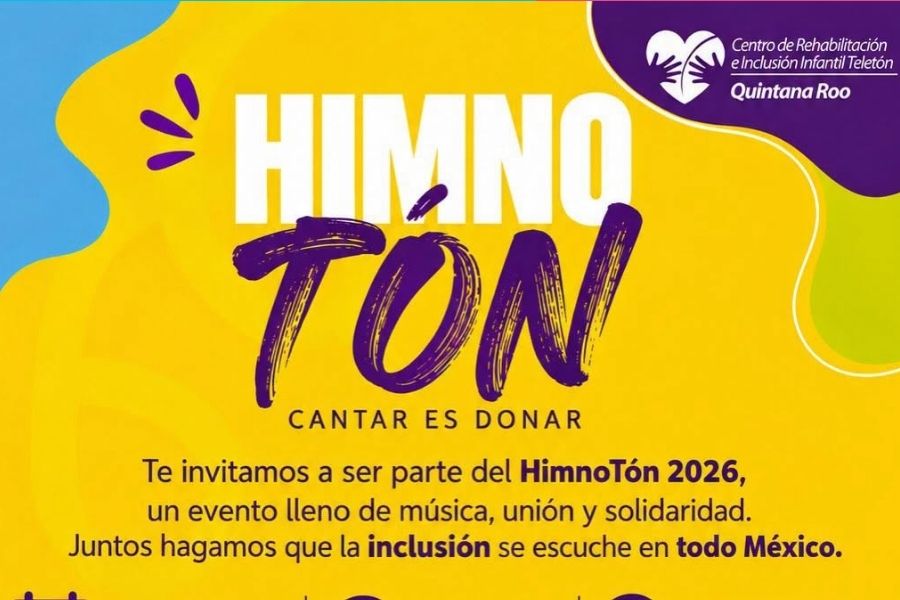Himnotón Cancún invita sumar: canto y solidaridad