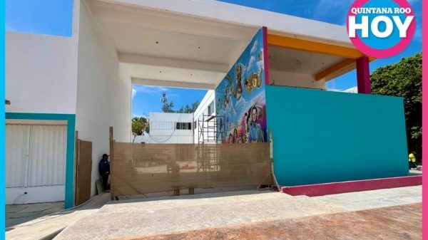 Nueva Casa de la Cultura alcanza 70% de avance en Isla Mujeres