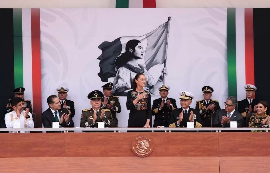 Claudia Sheinbaum conmemora a los niños héroes de Chapultepec