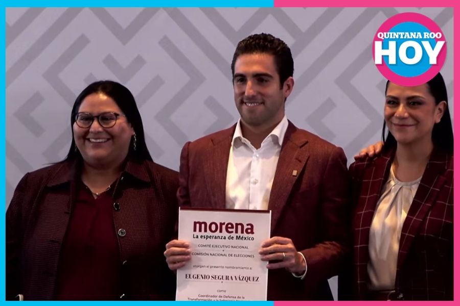 Gino Segura promete defender la transformación desde Quintana Roo