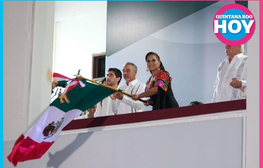 Mara Lezama celebra el 216 aniversario del Grito de Independencia en Chetumal