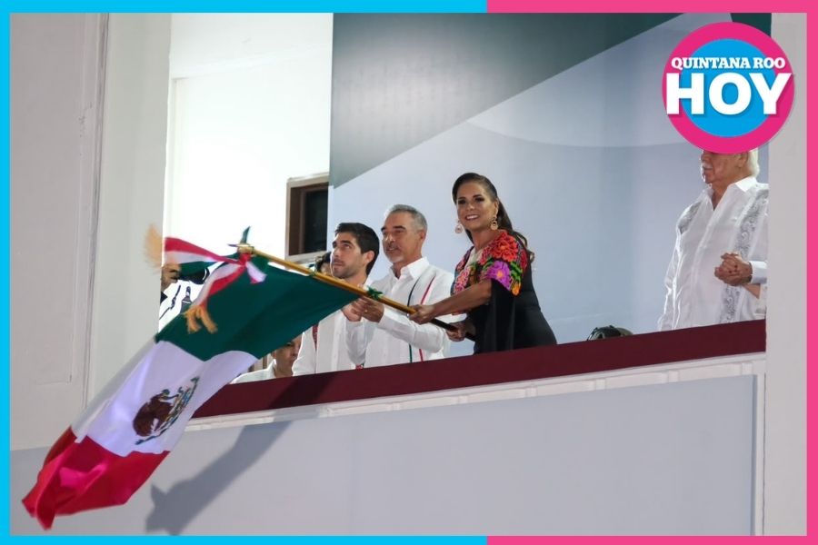 Mara Lezama celebra el 216 aniversario del Grito de Independencia en Chetumal
