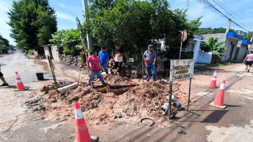José María Morelos queda sin agua por ruptura de tubería