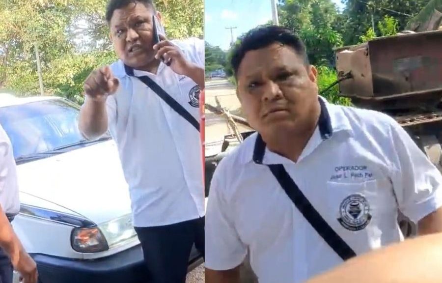 Taxistas se enfrentan por pasaje en Tihosuco